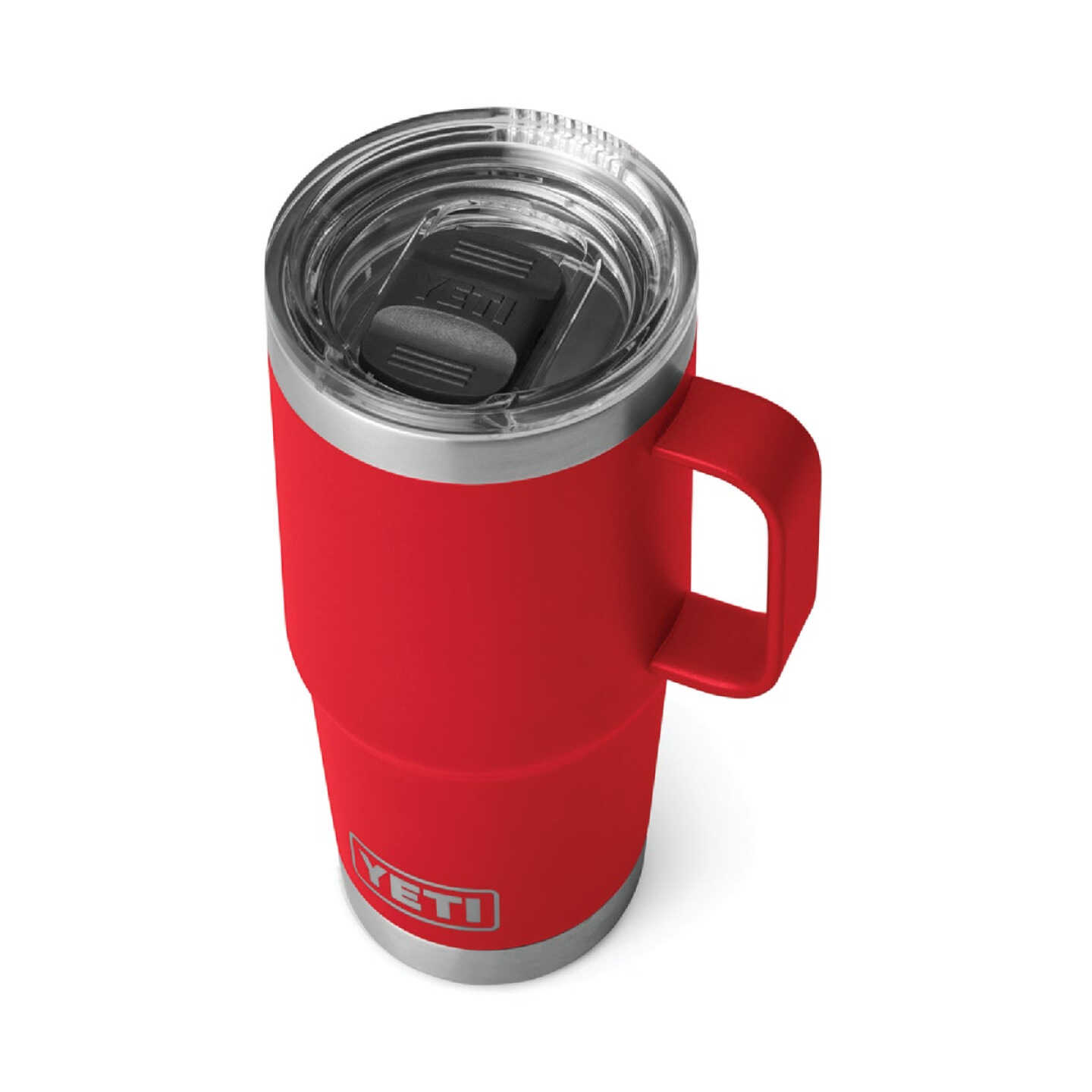 YETI Rambler 20 Oz. Stainless Steel Travel Mug with Stronghold Lid, Rescue Red Image 3