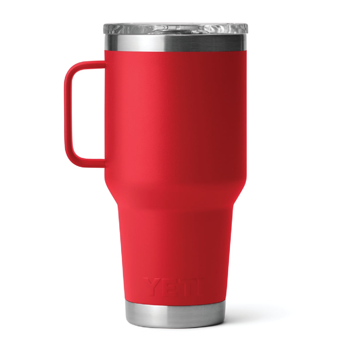 YETI Rambler 30 Oz. Stainless Steel Travel Mug with Stronghold Lid, Rescue Red Image 2