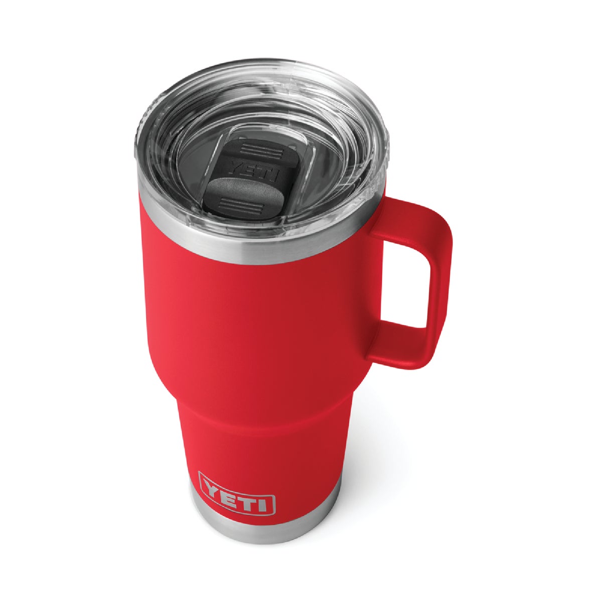 YETI Rambler 30 Oz. Stainless Steel Travel Mug with Stronghold Lid, Rescue Red Image 3