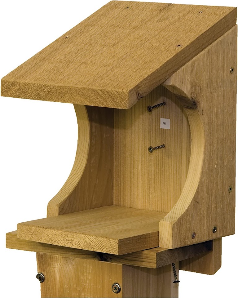 Stovall Products Cedar Robin Nesting Shelf 7H