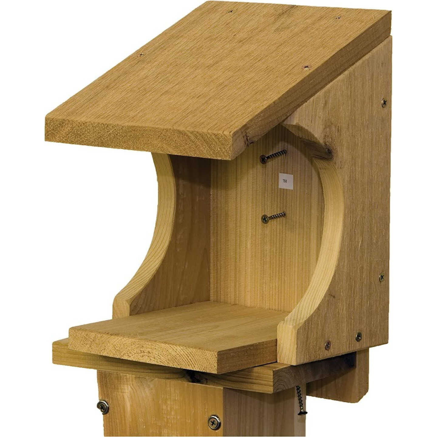 Stovall Products Cedar Robin Nesting Shelf 7H Image 1