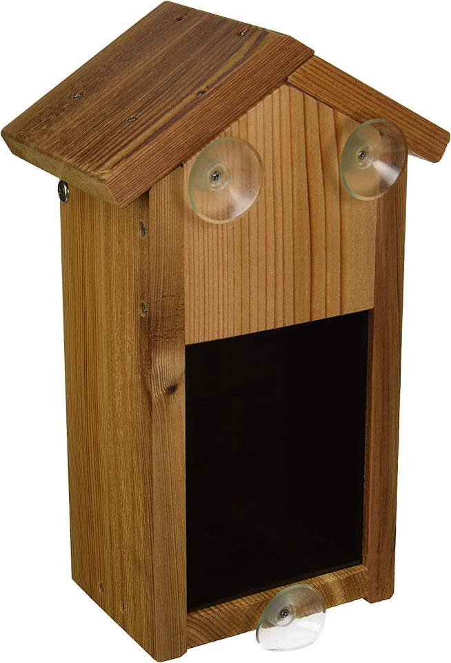 Stovall Products Cedar Window Viewing Nest Box with Suction Cups 2HV Image 2