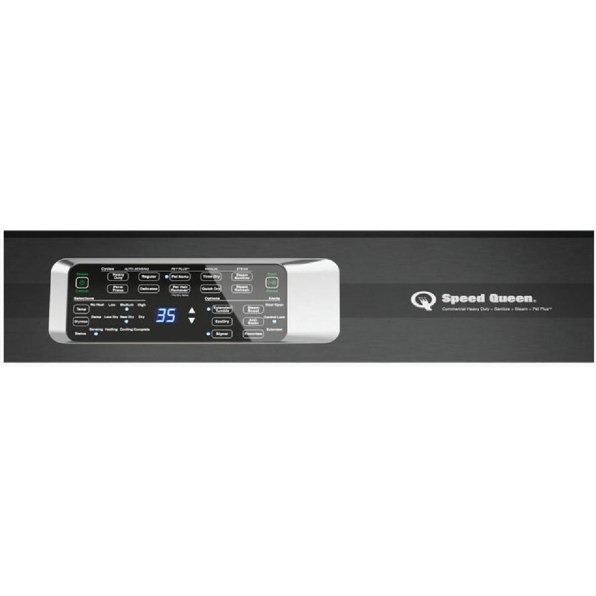 Speed Queen DR7003WE 7 Cu. Ft. Capacity Front Load Electric Dryer Image 4