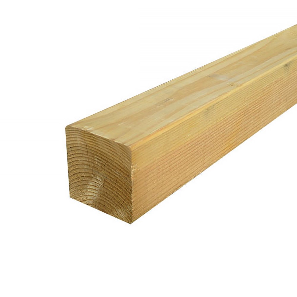 8 In. x 8 In. x 10 Ft. #2 Ground Contact Rough Treated Lumber