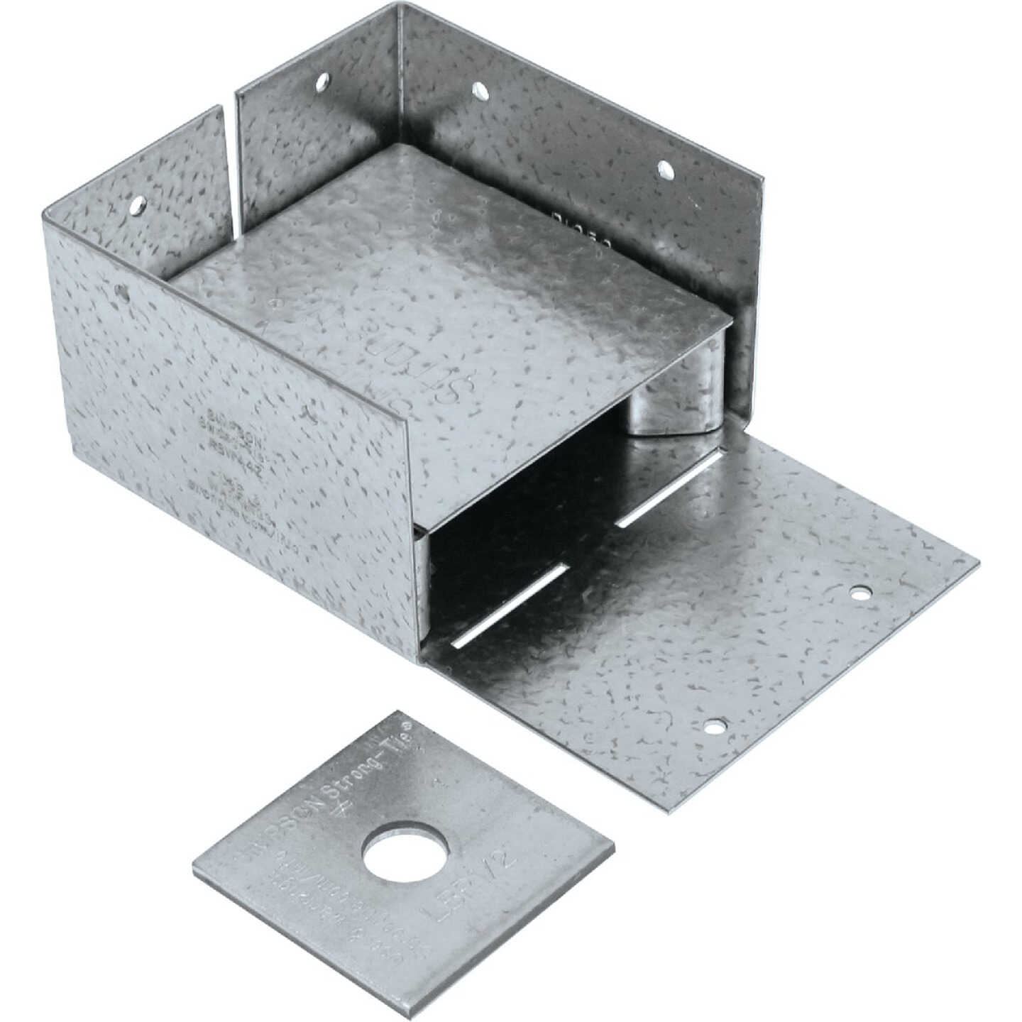 ABW ZMAX Galvanized Adjustable Standoff Post Base for 4x4 Image 1