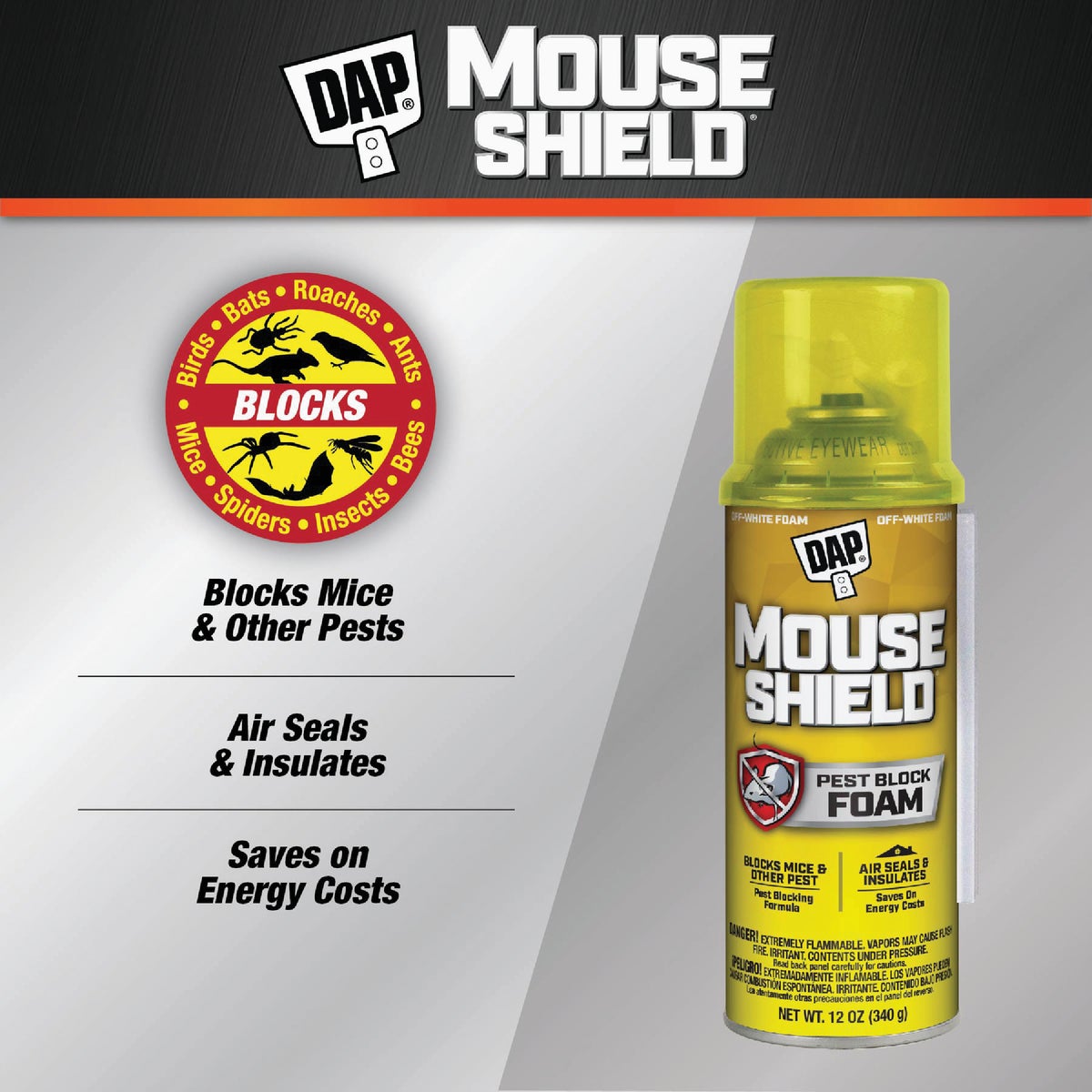 DAP Mouse Shield 12 Oz. Foam Sealant & Blocker Image 2