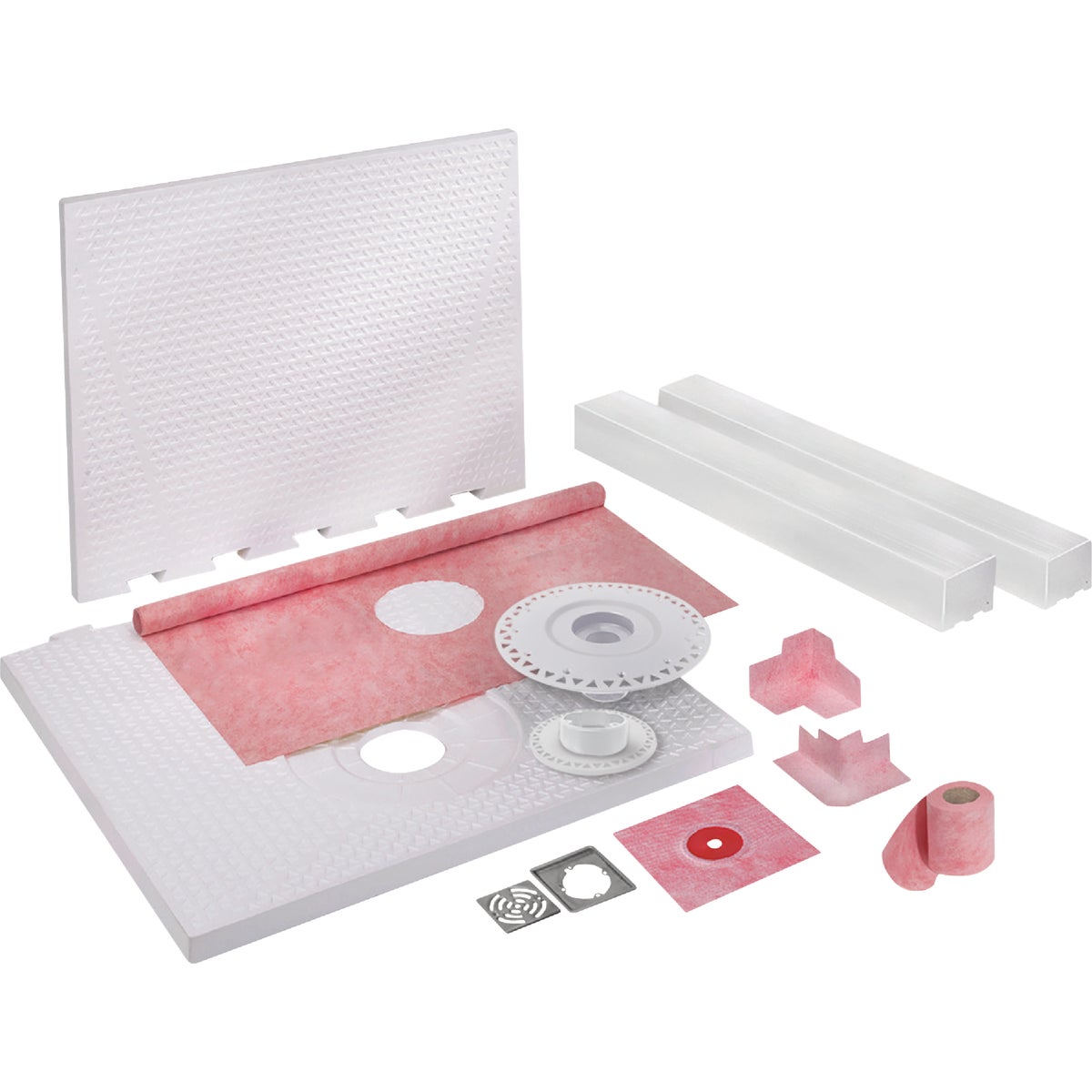 M-D Building Products PROVA 32 In. x 60 In. Offset Drain Shower Kit Image 4
