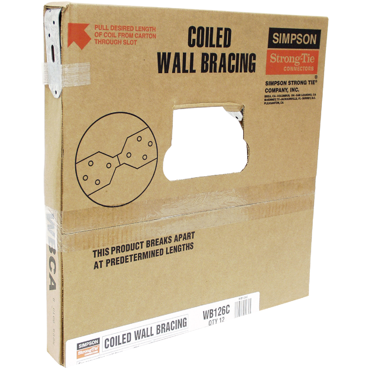 WBC 11-ft. 4-3/4-in. Wall Bracing Coil (12-Piece Roll) Image 2