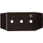 Spectra Metals 2 In. x 3 In. Brown Aluminum Downspout Clip Image 1