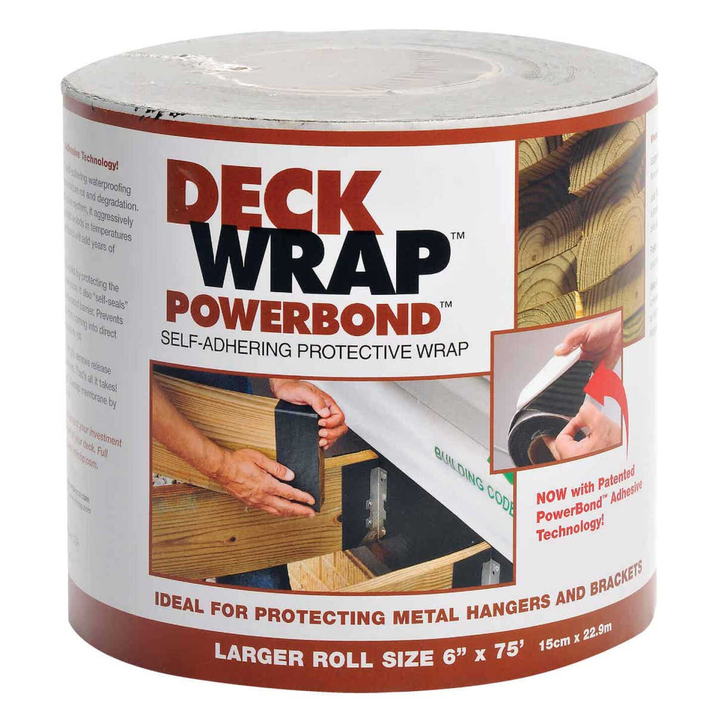 Power Bond DeckWrap 6 In. X 75 Ft. Deck Flash Barrier Image 1
