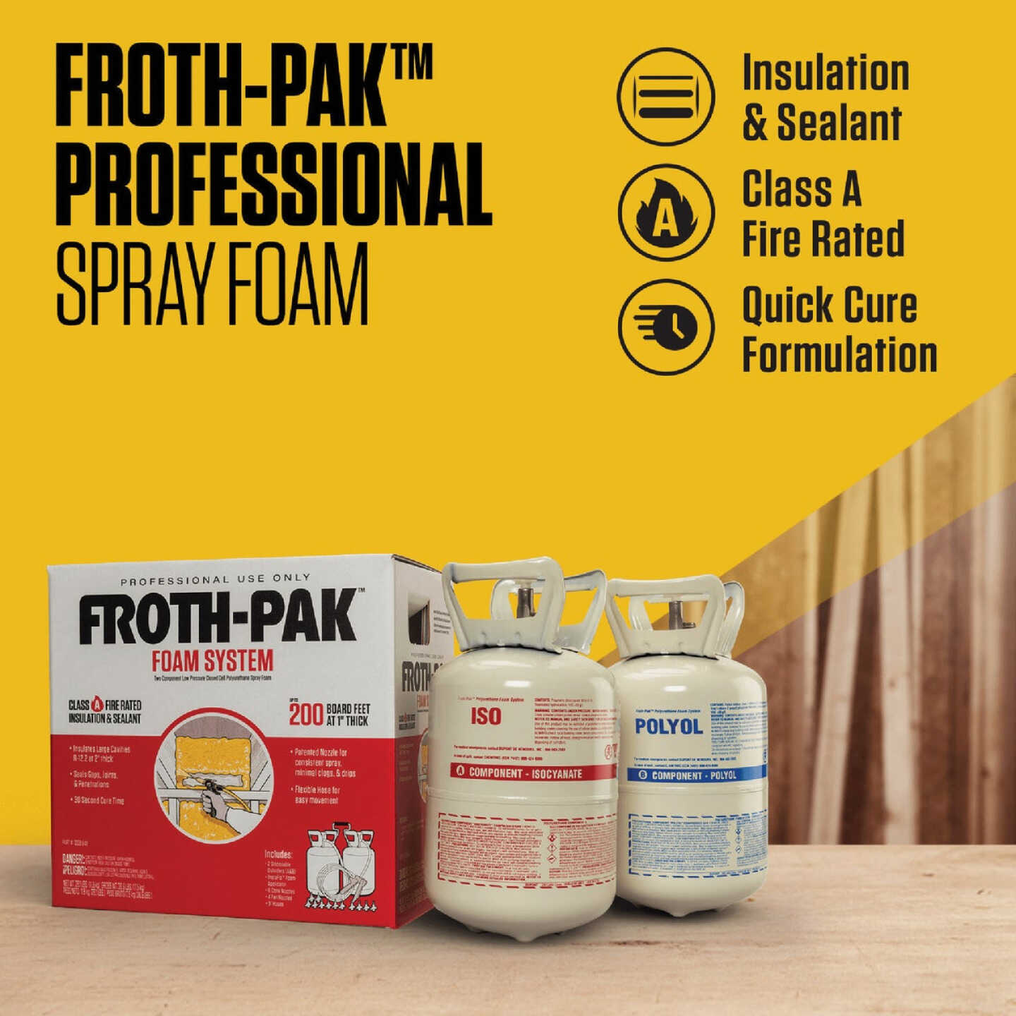Froth-Pak 200 Insulation & Sealant Spray Foam System Image 2