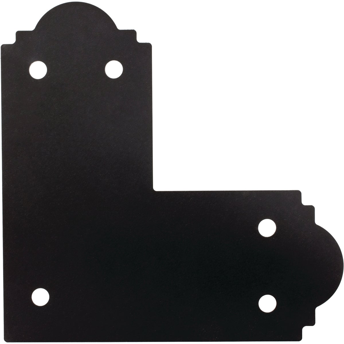 Simpson Strong-Tie Outdoor Accents Mission Collection ZMAX 6X6 Black L Strap