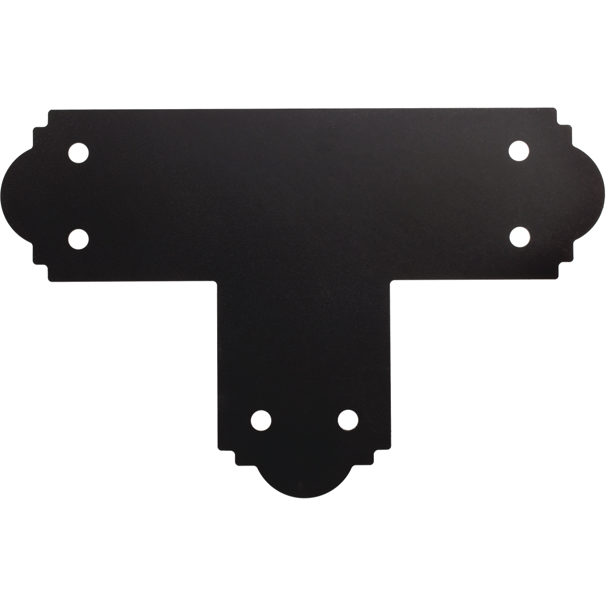 Simpson Strong-Tie Outdoor Accents Mission Collection ZMAX 6X6 Black T Strap