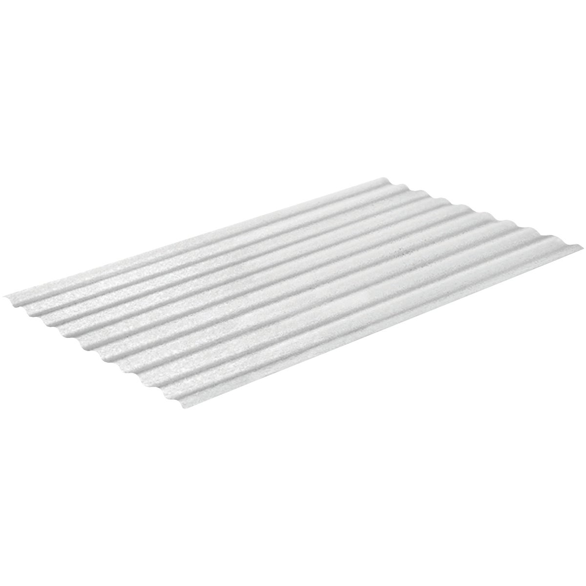 Sequentia WeatherGlaze 26 In. x 12 Ft. White Fiberglass Corrugated Panels Image 1