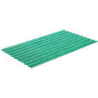 Sequentia WeatherGlaze 26 In. x 12 Ft. Green Fiberglass Corrugated Panels Image 1
