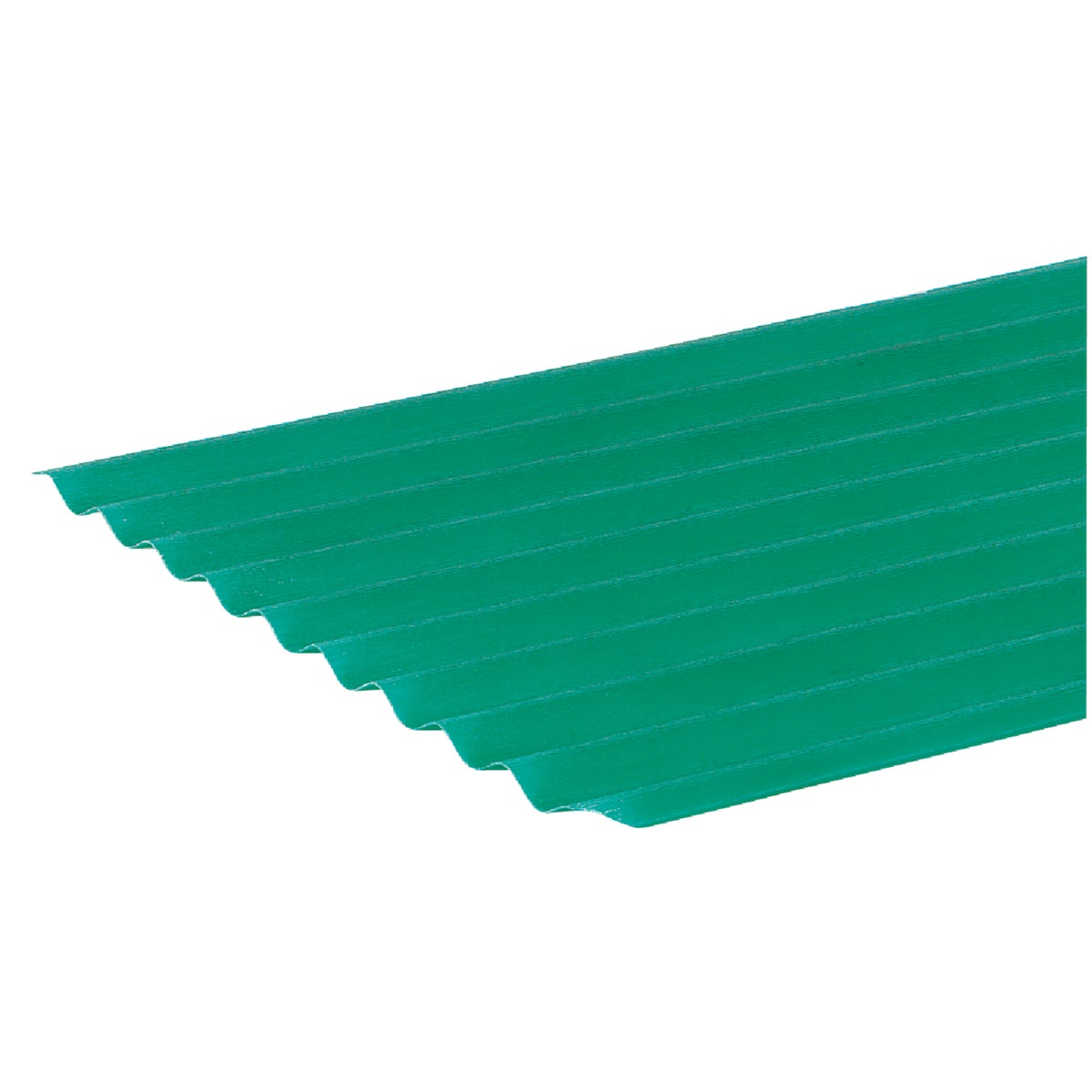 Sequentia WeatherGlaze 26 In. x 12 Ft. Green Fiberglass Corrugated Panels Image 2
