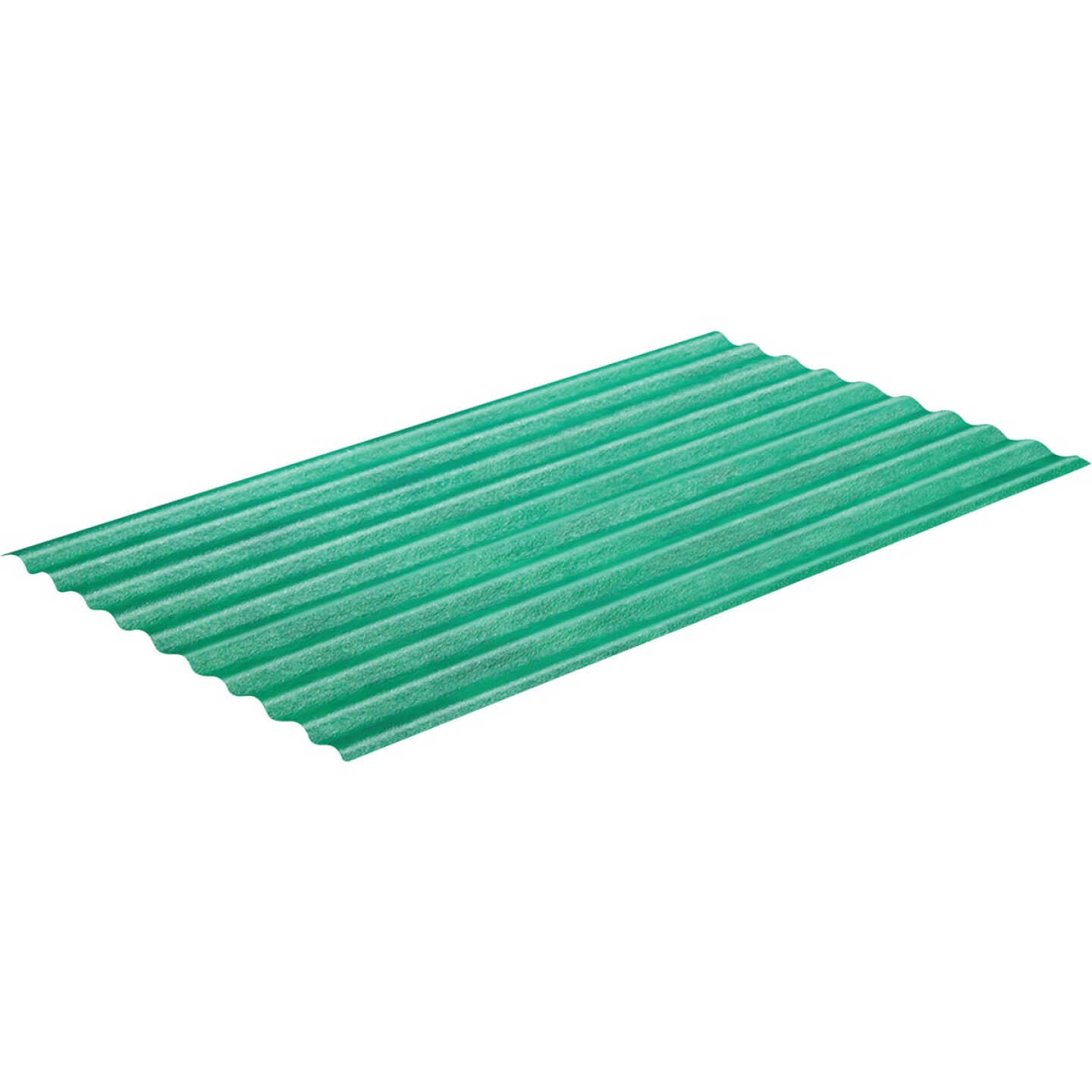Sequentia WeatherGlaze 26 In. x 8 Ft. Green Fiberglass Corrugated Panels Image 1