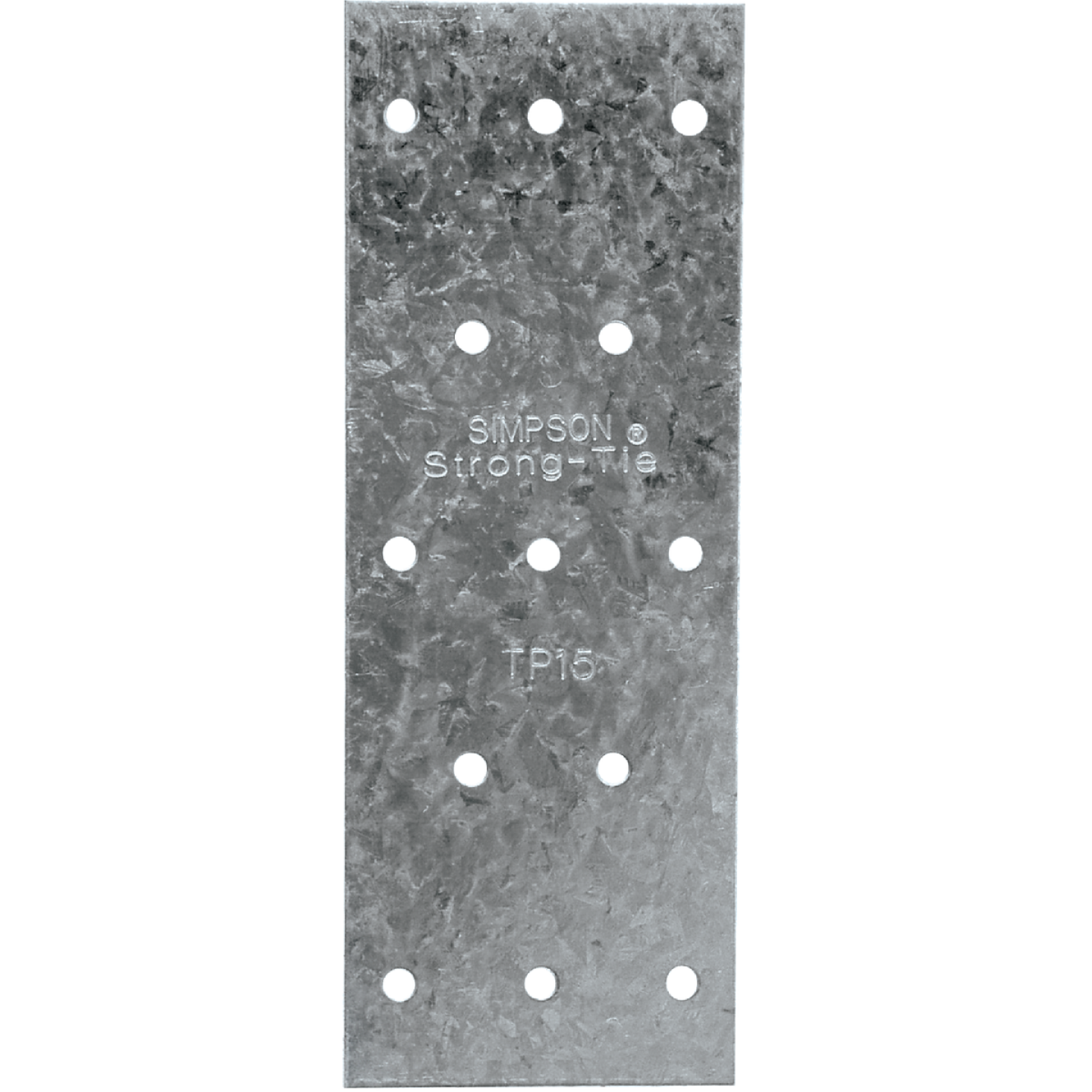 Simpson Strong-Tie 1-3/16 In. W x 5 In. L 20 ga Galvanized Steel Tie Plate Image 1