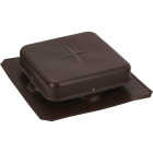 Airhawk 50 In. Brown Aluminum Square Roof Vent Image 1