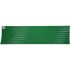 Tuftex Seacoaster 26 In. x 8 Ft. Opaque Green Round Wave Vinyl Corrugated Panels Image 1