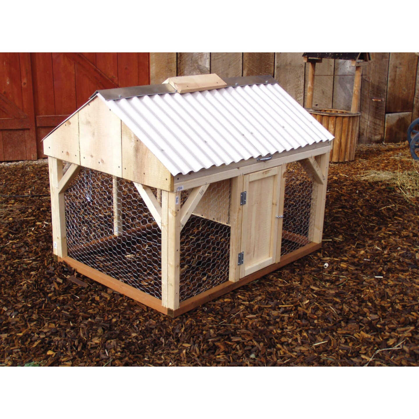 Tuftex Seacoaster 26 In. x 12 Ft. Opaque White Round Wave Vinyl Corrugated Panels Image 2