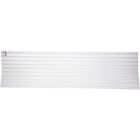 Tuftex Seacoaster 26 In. x 12 Ft. Opaque White Round Wave Vinyl Corrugated Panels Image 1