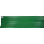Tuftex Seacoaster 26 In. x 12 Ft. Opaque Green Round Wave Vinyl Corrugated Panels Image 1
