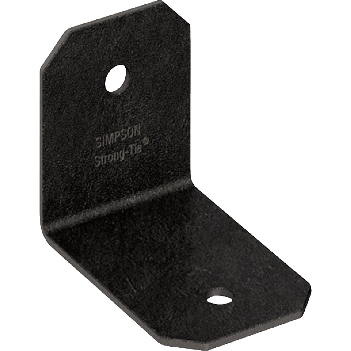Simpson Strong-Tie Outdoor Accents Avant Collection ZMAX 2X 90 Deg. 14 ga Black Framing Angle