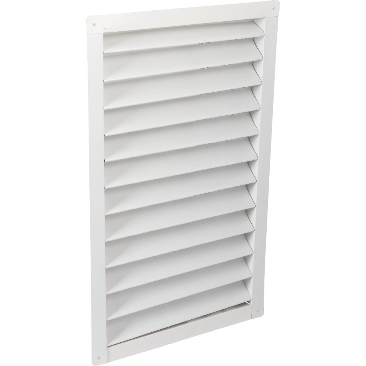 AirVent 14" x 24" Rectangular White Gable Attic Vent
