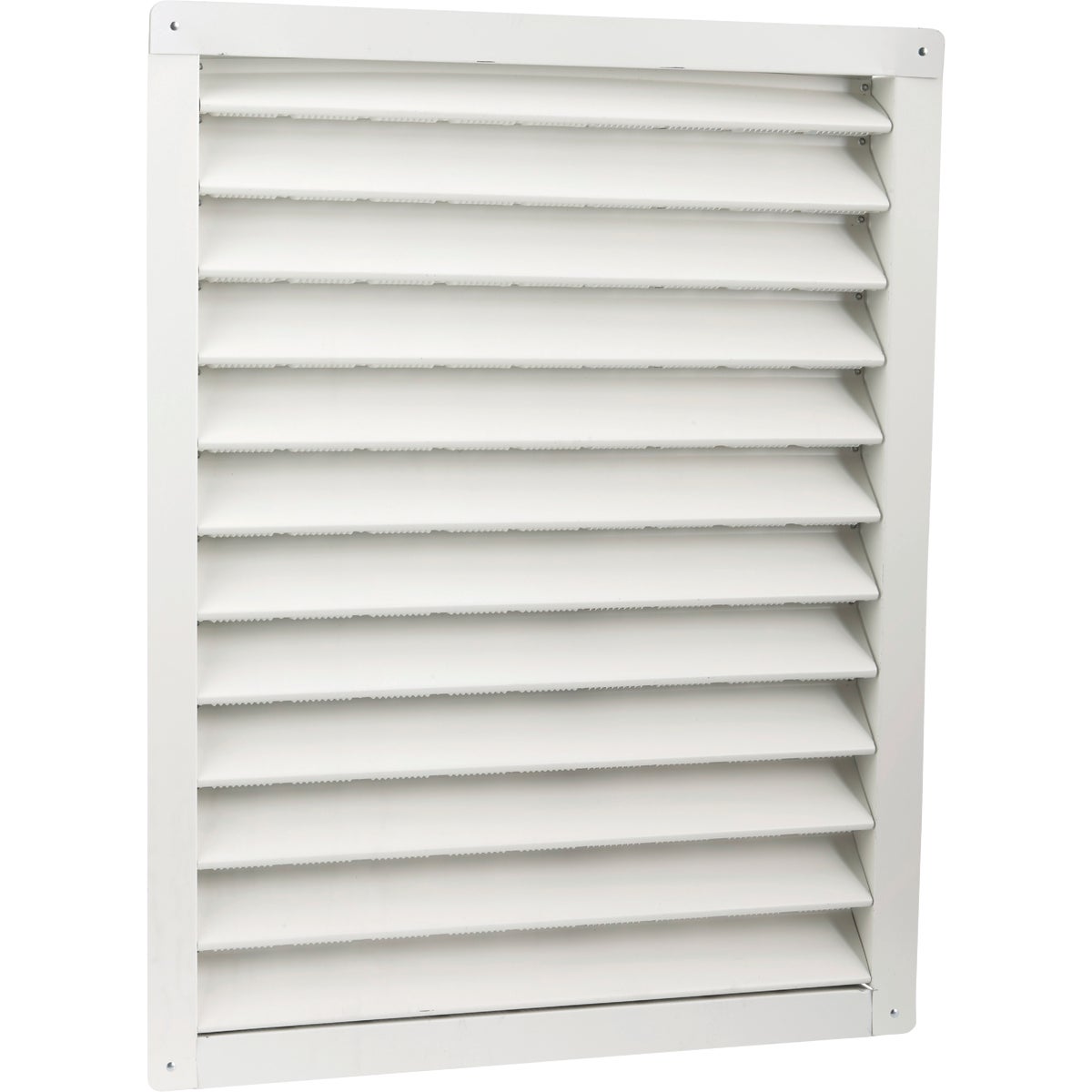 AirVent 18" x 24" Rectangular White Gable Attic Vent