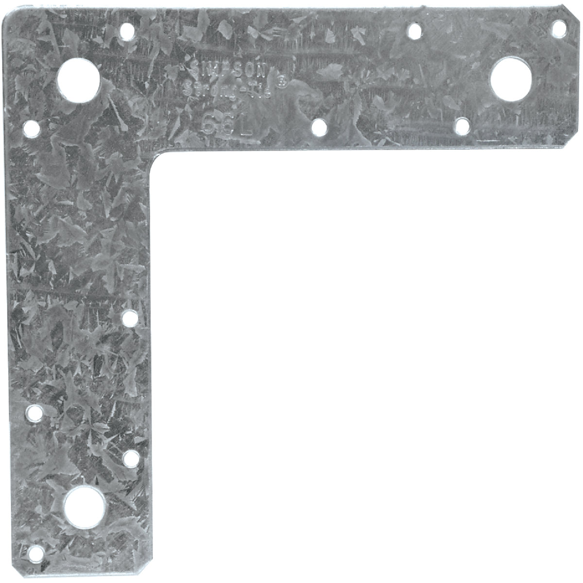 Simpson Strong-Tie 6 In. L x 6 In. H x 1-1/2 In. W 14 ga Steel L Strap Tie