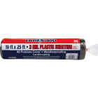Film-Gard 10 Ft. x 25 Ft. Black 3 Mil Poly Film Sheeting Image 1