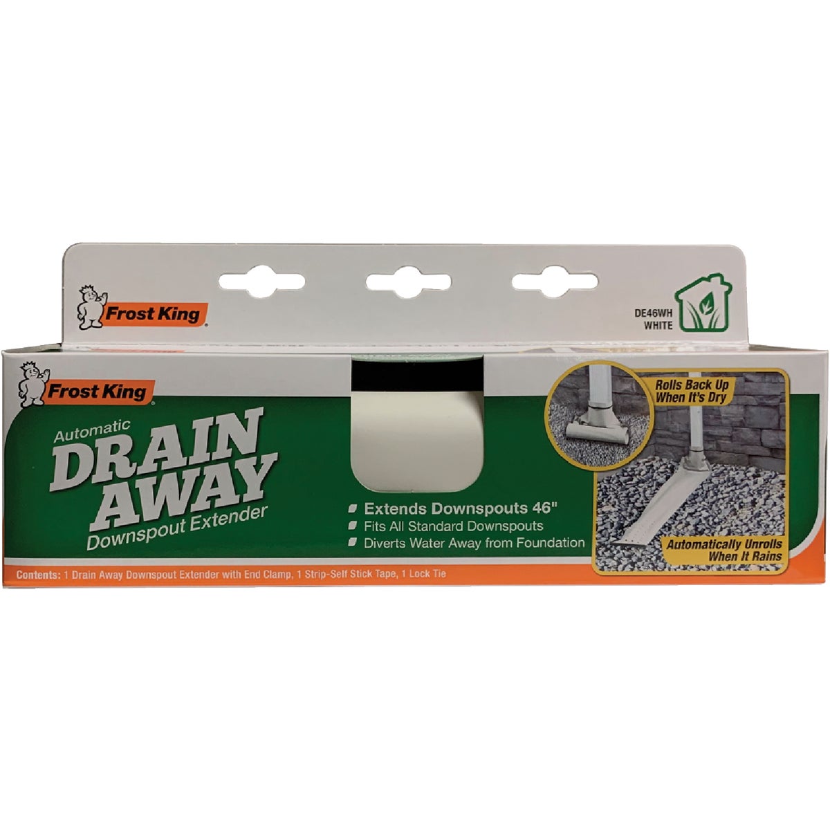 Frost King Automatic 46 In. White Downspout Extender Image 3