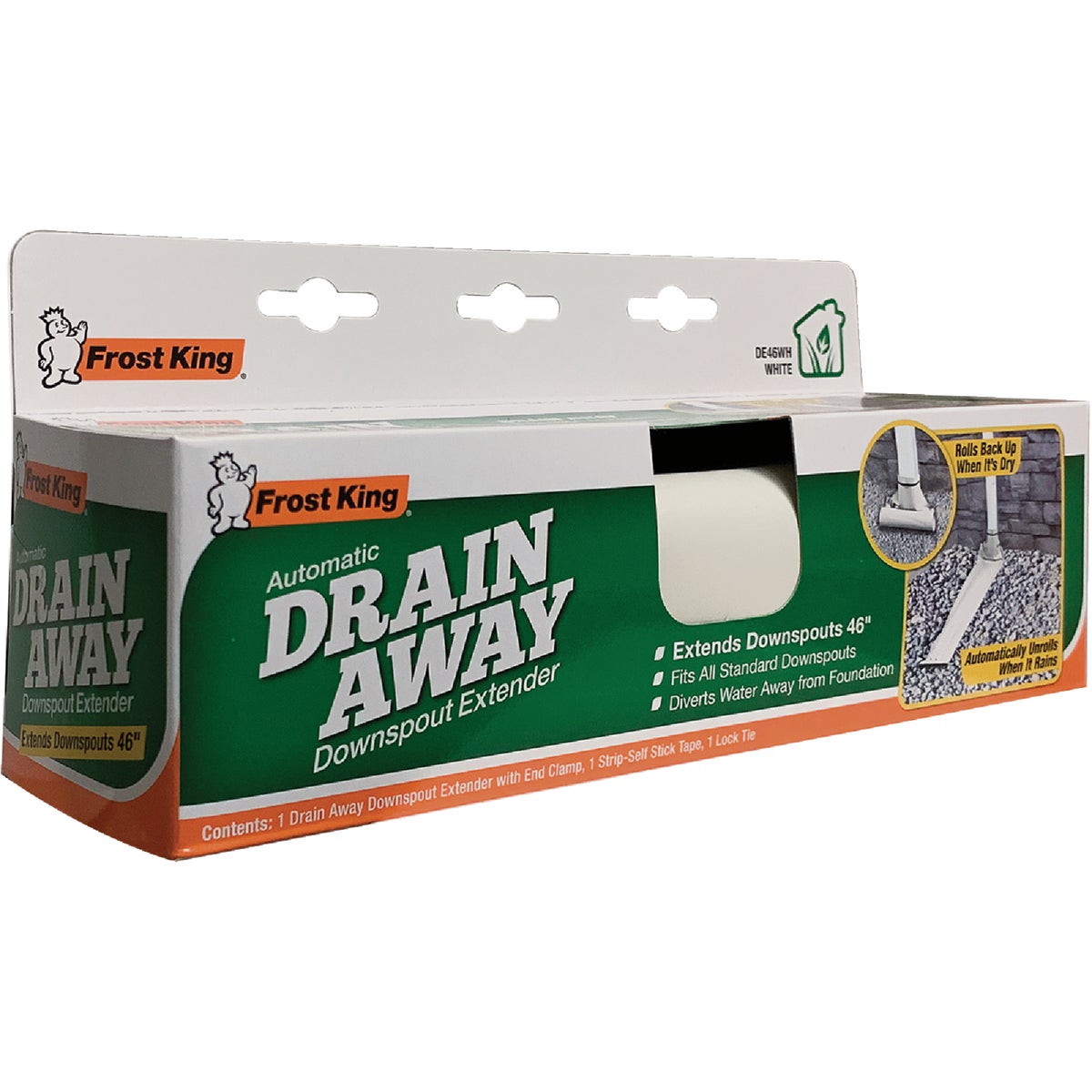 Frost King Automatic 46 In. White Downspout Extender Image 6