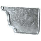 Amerimax 5 In. Galvanized Right Gutter End Cap Image 2