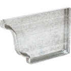 Amerimax 5 In. Galvanized Right Gutter End Cap Image 1
