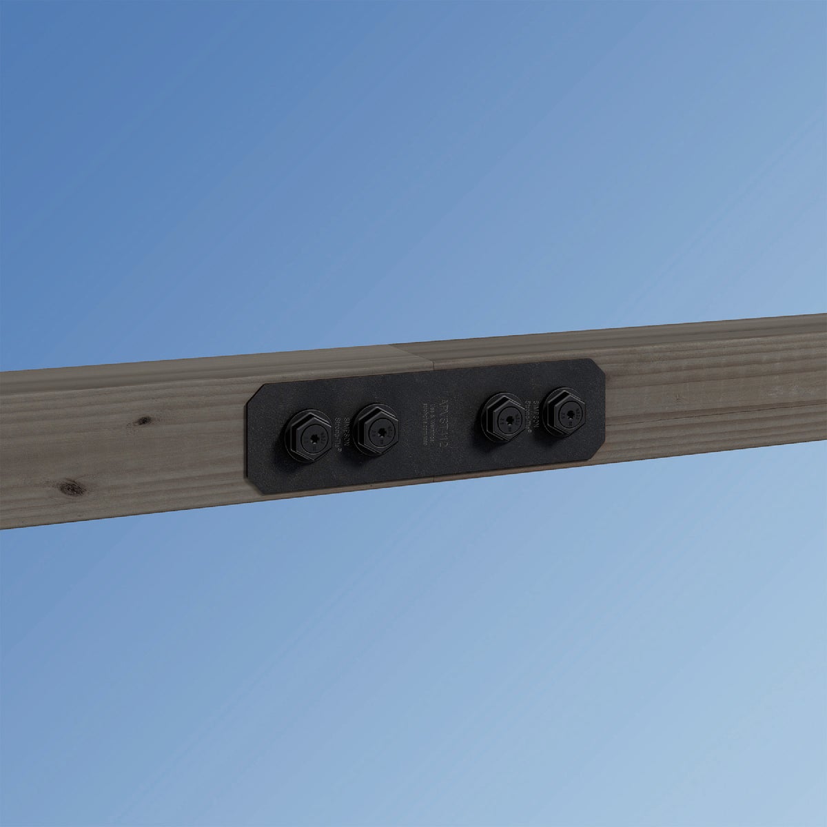 Simpson Strong-Tie Outdoor Accents Avant Collection ZMAX 4X 3 In. x 11-1/4 In. Black Strap Image 3