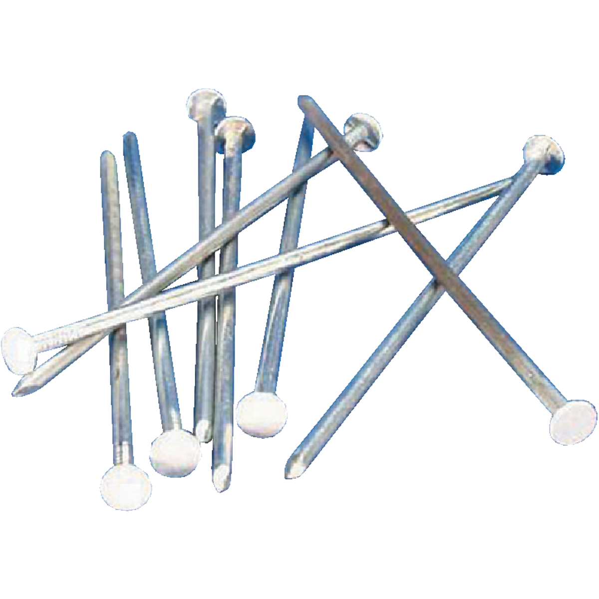 Amerimax 7 In. White Aluminum K-Style Gutter Spike, (250-Pack)