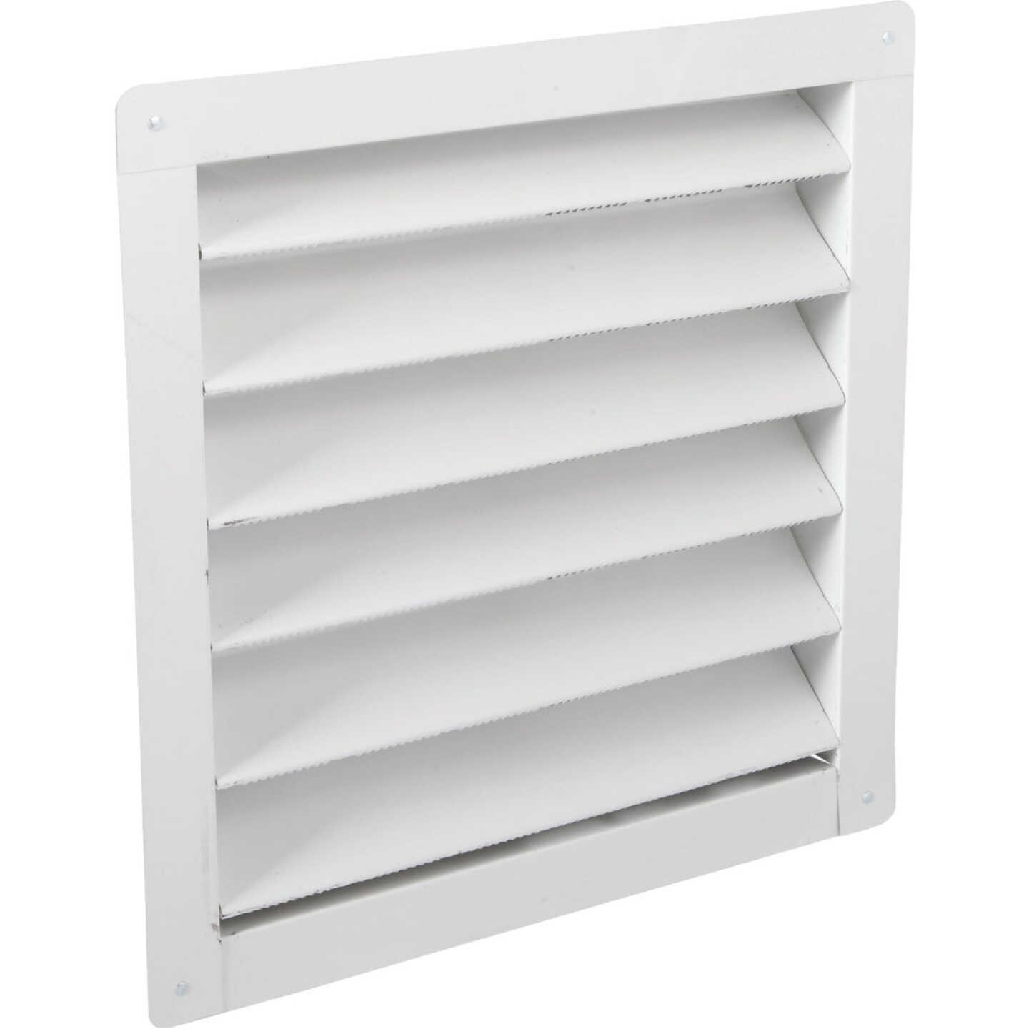 AirVent 12" x 12" Square White Gable Attic Vent Image 1