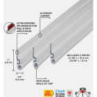 M-D Building Products Aluminum and Vinyl CINCH Self-Adhesive Top and Sides Door Seal Kit, White Image 3