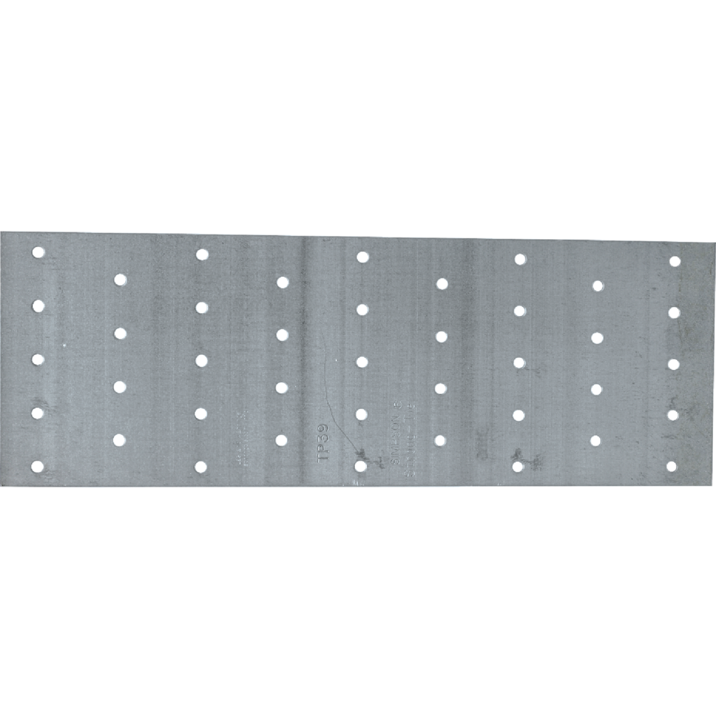 Simpson Strong-Tie 3-1/8 In. W x 9 In. L 20 ga Galvanized Steel Tie Plate Image 1
