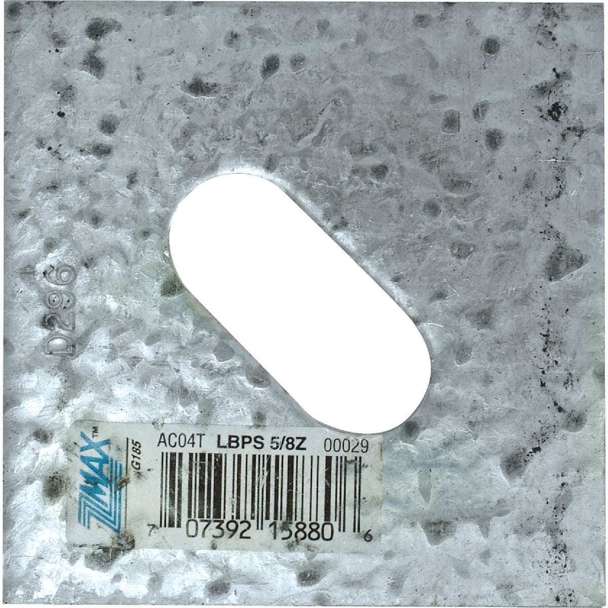 Simpson Strong-Tie ZMAX 5/8 In. x 3 In. Slotted Steel Bearing Plate