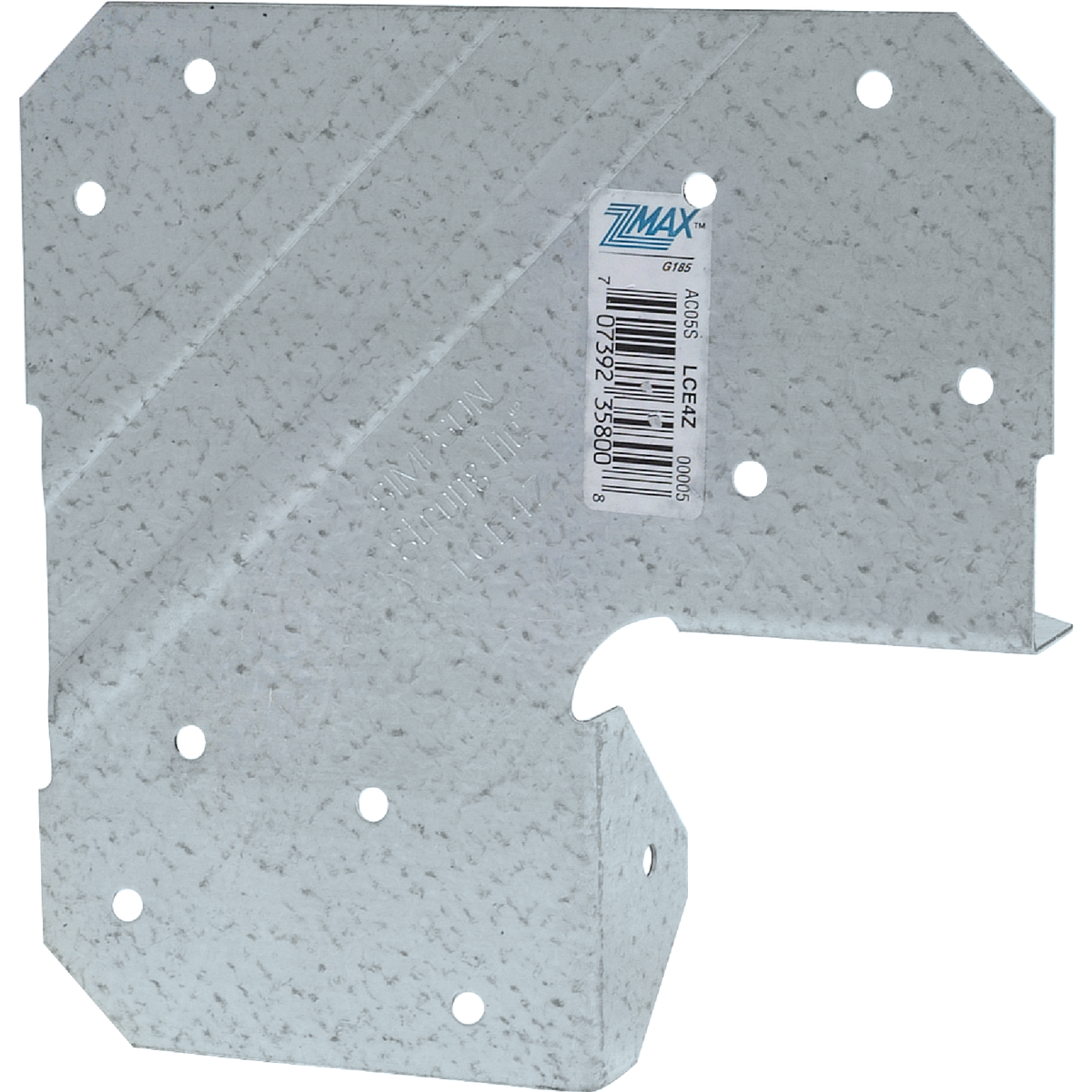 Simpson Strong-Tie ZMAX 4 In. x 4 In. 20 ga Post Cap