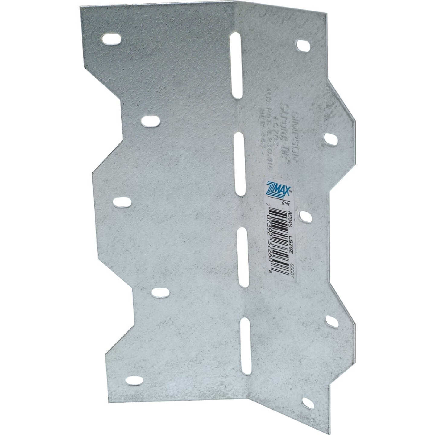 LS 6-3/8 in. 18-Gauge ZMAX Galvanized Adjustable L Angle Image 1