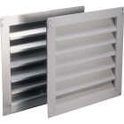 AirVent 8" x 8" Square White Gable Attic Vent Image 1