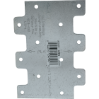 Simpson Strong-Tie 3 In. W x 4 1/4 In. L 20 ga Galvanized Steel Tie Plate Image 1