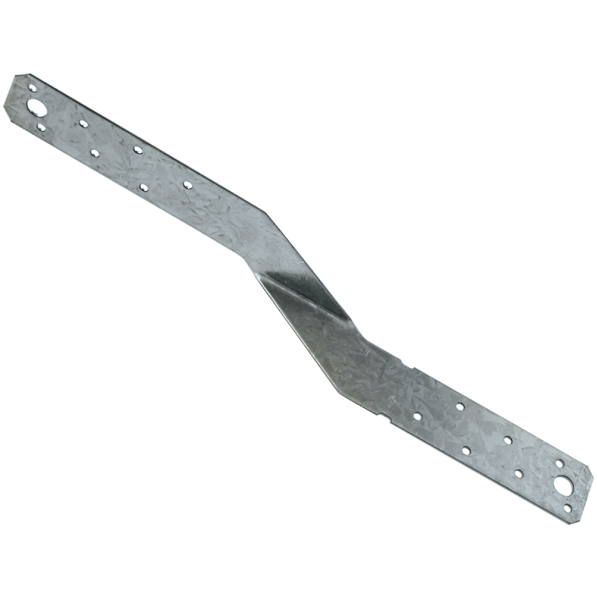 Simpson Strong-Tie 1-1/4 In. W x 12 In. L 16 ga Galvanized Steel Twist Strap