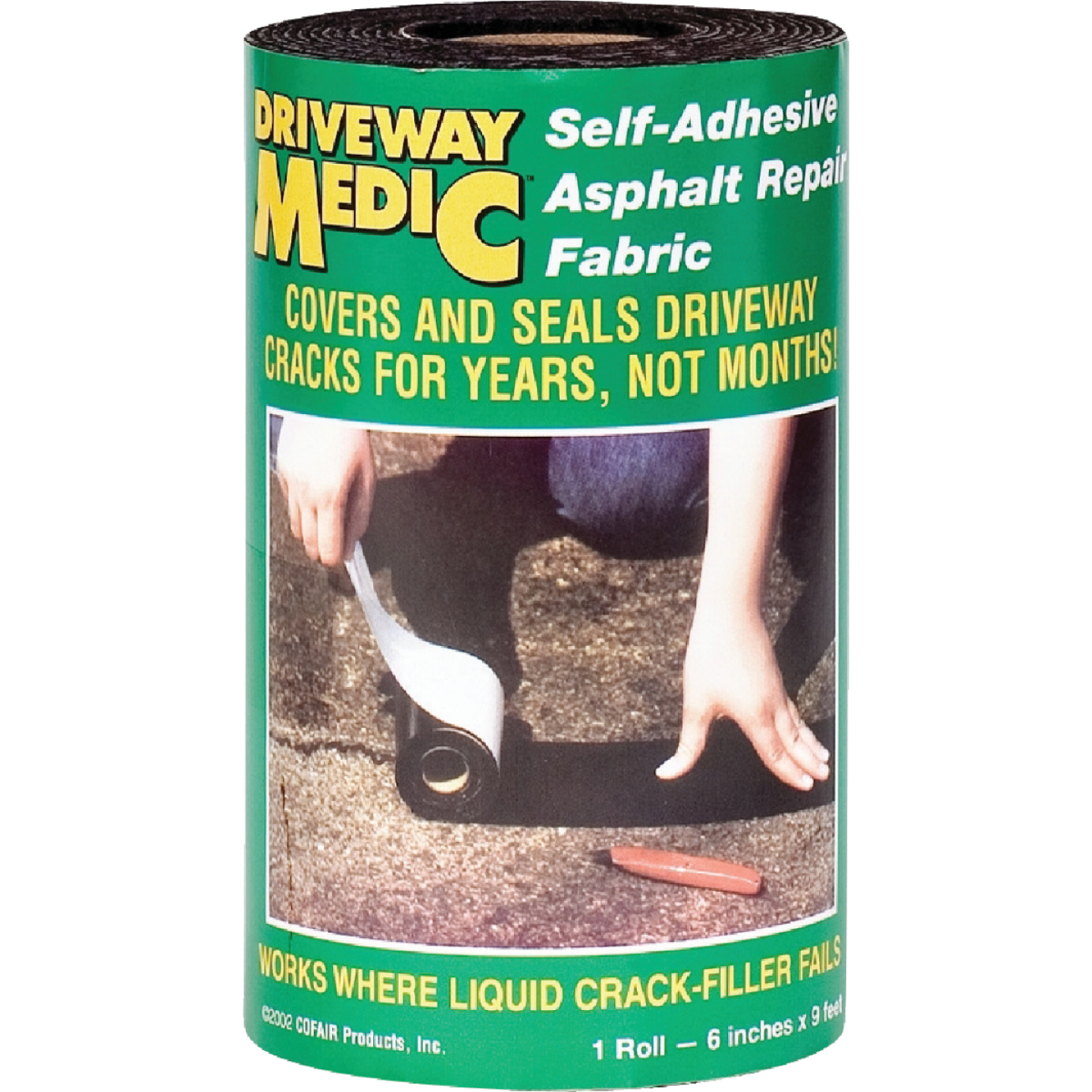 Driveway Medic 6 In. x 9 Ft. Asphalt Repair Fabric Image 1