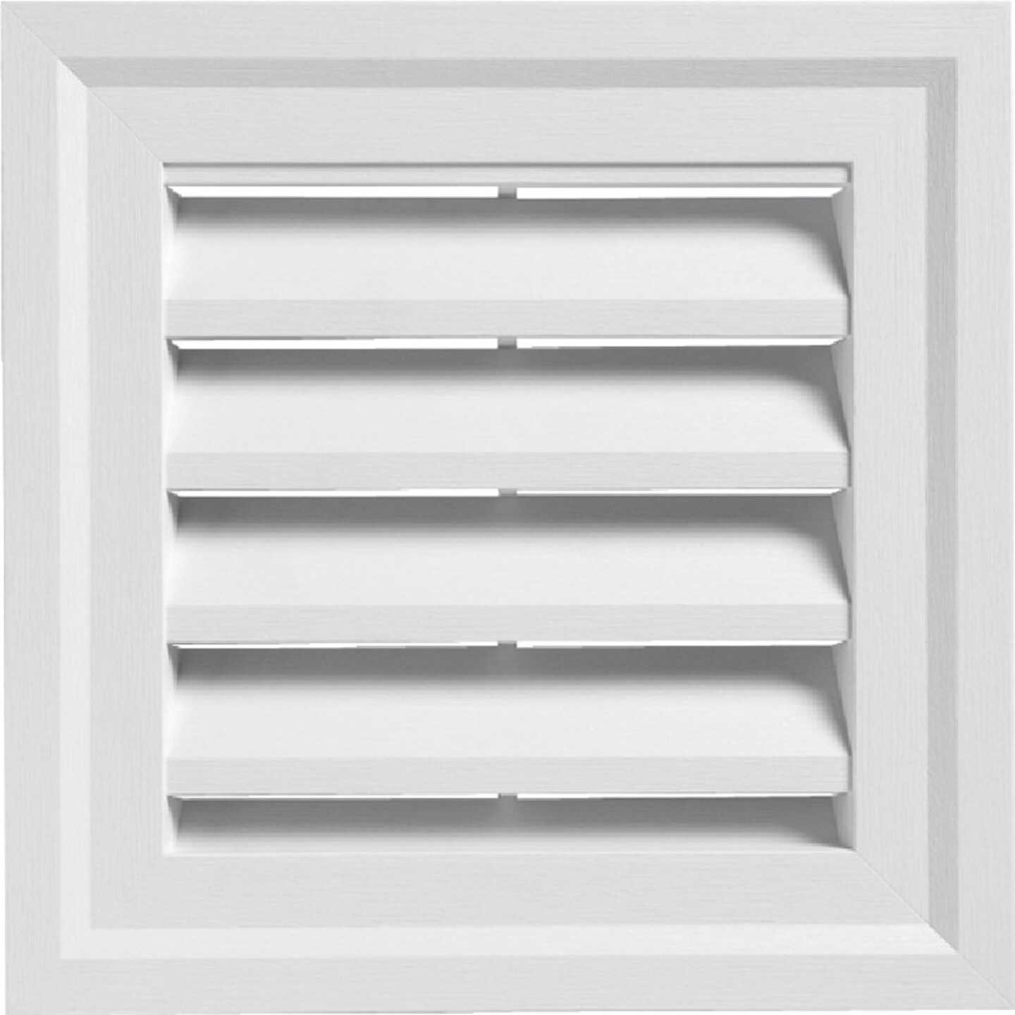 Ply Gem 14" x 14" Square White Gable Attic Vent Image 1