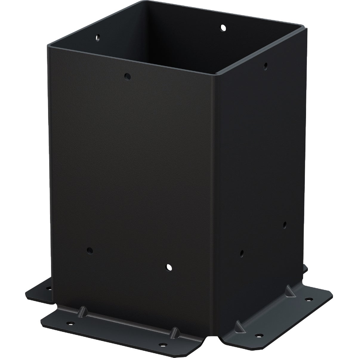 Simpson Strong-Tie Outdoor Accents Sage System Black Powder-Coated Post Base for 6x6 with Screws (2-Pack) Image 5